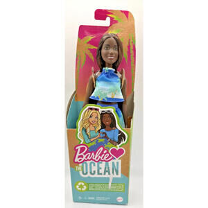 Barbie Loves The Ocean, NIB, Made Fm Recycled Ocean Bound Plastic, 2021
